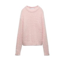 여성 니트 스웨터 니트티 핑크