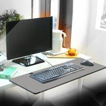 런메이크 확장형 보조테이블-책상연장 협탁, L 사이즈 01.그레이