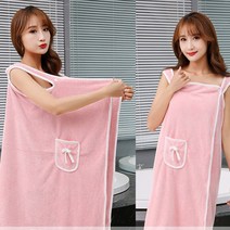 로로스키니 목욕 샤워 가운 원피스 타올 LS0658, 80*135c, 블루