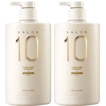 미쟝센 살롱 클리닉 10 샴푸 990ml (손상모발-리뉴얼)(대용량) /실크감촉 약산성 단백질샴푸, 2개