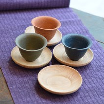 나무차탁-원목(원9cm), 1개