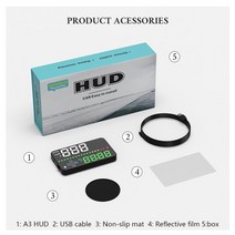 wying a3 gps hud auto vehicle speed display voltage multifunction meter 프로젝터 헤드 업 디스플레이 자동차 모든 자동차에, 모든 차량에 3gps