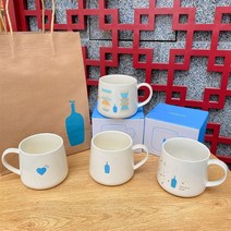 블루보틀 로고 세라믹 머그 컵 400ml 5종 택1 키요스미 홀리데이 머그잔 감성머그, 5
