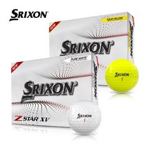 던롭 스릭슨 ZSTAR 7 XV 4피스 골프공 2021년, 화이트