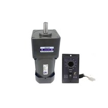 유도전동기 6IK200RGU-CF 200W 220V 단상 AC 기어 감속 속도 제어 모터 가역 + 속도 조절기, 7.65RPM