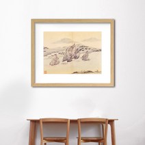 나봄갤러리 김홍도 도담삼봉 액자, 3.내츄럴 액자