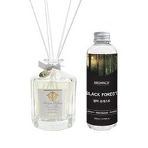아로마코 아로마코앤티크 디퓨저250ml+리필200ml 세트, 잉글리쉬가든_블랙포레스트