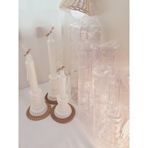 캔들몰드 pc몰드 촛대몰드 도형몰드 캔들요이땅, 중(나사8셋트포함)