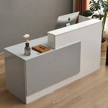 남쪽나무 매장 카운터 리셉션 데스크 계산대 상담테이블, 우측형, 길이 280cm 폭 60cm 높이 100cm, A04