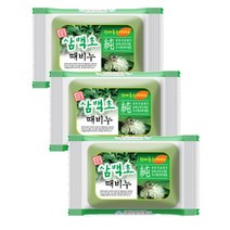 삼백초 3개세트 때비누 목욕비누 바디샤워 샤워비누 보습비누 샴푸 비누 오이비누