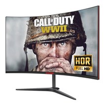 32인치 곡선모니터 144HZ LCD 대형 커브 스크린, 블랙 27인치 곡면 165HZ