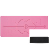 천연고무 요가매트 핑크 운동메트 구르기매트 요가용품