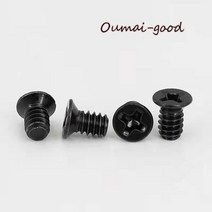 전산 볼트 너트 육각 25pc 컴퓨터 PC 케이스 "2.5" "3.5" 인치 하드 드라이브 디스크, 02 Black_06 6-32x8mm