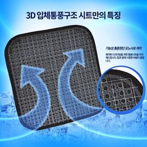 국산 정품 기능성 시원한 여름 통풍 원단 차량용 사무용 사무실 학생용 의자 방석