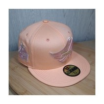 뉴에라 59FIFTY 로스앤젤레스 엔젤스모자 캡 Size 7 5/8 Peaches & Cream Pink UV