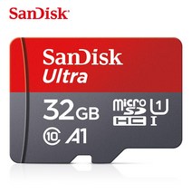 CF카드 100% 오리지널 Sandisk 클래스 10 sd 카드 microsd tf 32gb 64gb 128gb 256gb 마이크로 메모리, 04 32GB