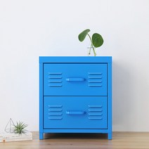 마켓비 캐비넷 2단 서랍장 400460, 블루