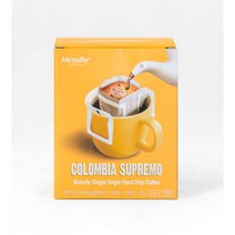 맥널티 콜롬비아 수프리모 핸드드립 원두커피 7개입 x 3개, 단품, 단품