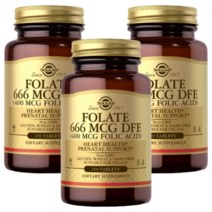 [Solgar] Folate 엽산 666 mcg DFE (400 mcg 폴릭 에시드) 250 타블렛 3SET, 1개, 기본