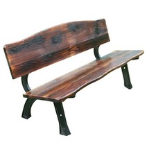 의자 나무 야외 벤치 테라스 정류장 전원 조립식 정원 공원 단단한 방부제, N