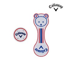 캘러웨이 22 베어-S 볼마커 골프 볼마커 화이트, 단품
