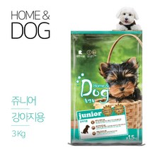 홈앤독 애견사료 주니어 티에스, 1개, 3kg