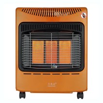 실내 가스 히터 급속 가열 사무실 온풍기 가스난로, 주황색두꺼운단면(LPG)5미터가스관