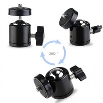 캠코더 볼헤드 모노포드 마운트 삼각대 360도 회전 방송 DSLR 개인 유튜브 동영상 8 9, 단품
