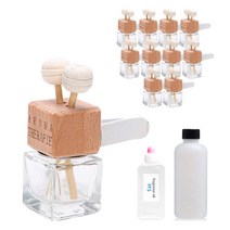 [디퓨저 KIT] 차량용 우드사각리드세트 10개 만들기, 라벤더 50ml, 라벤더 10ml