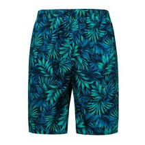 남성 하와이안 바캉스 밴딩 반바지 PC-PTH-11-그린