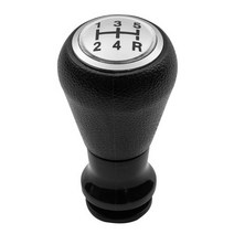 기어노브 플라스틱기어 SM인터네셔널시트로엥 C1 C3 C4 푸조 106 용 기어 시프트 노브 게이터 부트 케이스, [03] Silver gear knob