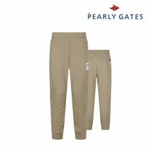 파리게이츠 골프 pearlygatesgolf남성 투라인 로고 조거 팬츠 P511A1PF309_BG, 005, BG
