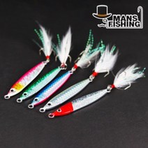 맨즈피싱 리얼 메탈지그 삼치 농어 갈치 볼락 고등어 산천어 8~40g, 21g, 03_코랄 블루
