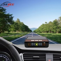 TPMS 센서 타이어공기압모니터 화물차 승용차 트럭 액세서리 디지털 자동 타이어 압력 모니터 시스템 타이어 압력 lcd 4개의 센서가 있는 클래식 태양광 발전
