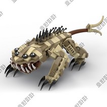 레고 호환 BuildMoc-아레나 도마뱀 빌딩 블록 세트 비스트 도롱앤더 작은 공룡 동물 벽돌 장난감 생일, 01 346PCS