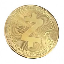 지캐시코인 데코 기념 ZCash coin 주화 장식 암호 화폐, Silver