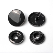 코지파파 티단추 12mm 15mm 100쌍 스냅단추 똑딱단추, 티단추 12mm 블랙 100쌍