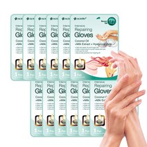 에피엘르 코코넛 오일 + 우유 추출물 히알루론산 추출 손팩발팩 12팩 풋팩, 없음, 01.손팩 12팩