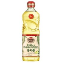 백설 콩기름, 500ml, 2개