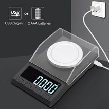 0.001g 정밀 전자 저울 100g50g20g 디지털 무게 보석 보석 다이아몬드 규모 휴대용 실험실 무게 밀리그램 규모, 100g 0.001g