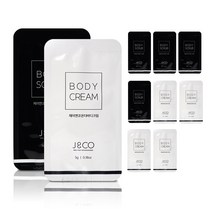 제이앤코 온더바디 스크럽 & 크림 5g 왁싱 에프터케어 관리 시술 후 관리제품, 스크럽&크림 각 5장[총 10장]