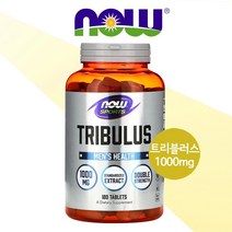 Now Foods 나우푸드 트리블러스 1000mg 180정 Tribulus 트리뷸러스 칼슘 사포닌, 1개