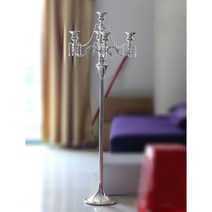 ms소품세상 웨딩촛대 꽃길장식 큰촛대 5구캔들 인테리어소품 N4365, N4365-150