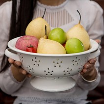 법랑그릇 볼 접시 식기 레트로, 스카이블루