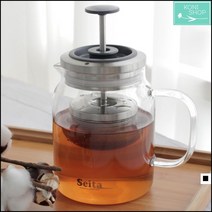 차우려내기 스텐 필터바스켓 유리포트 티타임 커피포트 차우려내기, 카페 티포트 560ml