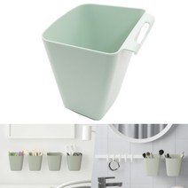 이케아 주방 조리도구 수납 욕실 정리함 그린 학용품 펜 연필 꽂이 문구 데스크 걸이 필통 사각 인테리어 용기 사무실 책상 집기 물품 사무용품 보관 SUNNERSTA 순네르스타, 페일그린