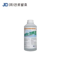 진로발효 바이오 크린콜 1L 뿌리는소독제 주정알콜 75% 스프레이 방역 살균 소독 에탄올 알콜 장난감 아기 안심, 1개