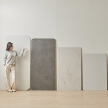 포세린 세라믹 식탁 테이블 상판 2인용 4인용 6인용, 포드, 그레이, 1800x800