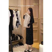 치마 블링 글리터 슬림 반짝이 스팽글 시퀸 스커트