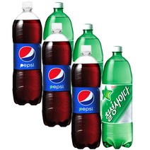 펩시 콜라 1.25L 3개 + 사이다 1.25L 3개 세트 업소용, 6개